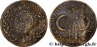 FRANCE HENRI II CHAMBRE DES COMPTES DU ROI 1557 (28mm, 3,48g, 5h) -
