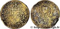 FRANCE HENRI II CHAMBRE DES COMPTES DU ROI 1559 (28mm, 3,38g, 6h) -