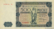 POLAND 500 Zlotych POLAND 500 Zlotych 1947 UNC- -
