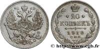 RUSSIA 20 Kopecks aigle bicéphale RUSSIA Saint-Petersbourg 1913 (22mm, 3,54g, 12h) -