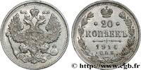 RUSSIA 20 Kopecks aigle bicéphale RUSSIA Saint-Petersbourg 1914 (22mm, 3,64g, 12h) -