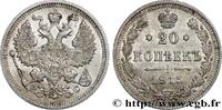 RUSSIA 20 Kopecks Nicolas II RUSSIA Saint-Petersbourg 1915 (22mm, 3,83g, 12h) -