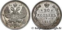 RUSSIA 20 Kopecks Nicolas II RUSSIA Saint-Petersbourg 1915 (22mm, 3,64g, 12h) -
