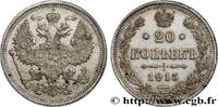RUSSIA 20 Kopecks Nicolas II RUSSIA Saint-Petersbourg 1915 (22mm, 3,60g, 12h) -