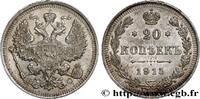 RUSSIA 20 Kopecks Nicolas II RUSSIA Saint-Petersbourg 1915 (22mm, 3,61g, 12h) -