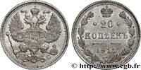 RUSSIA 20 Kopecks Nicolas II RUSSIA Saint-Petersbourg 1915 (22mm, 3,61g, 12h) -