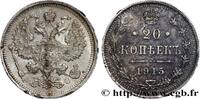 RUSSIA 20 Kopecks Nicolas II RUSSIA Saint-Petersbourg 1915 (22mm, 3,61g, 12h) -