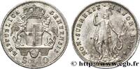 ITALY - REPUBLIC OF GENOA 10 Soldi République de Gênes ITALY - REPUBLIC OF GENOA Gênes 1814 (18mm, 2,1g, h) -