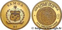 SAMOA 5 Tala Proof Sequin d’or SAMOA 2015 (11mm, 0,50g, 12h) -