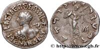Hellenistic 2 (188 BC to 30 BC) Drachme bilingue BACTRIA - BACTRIAN KINGDOM - MENANDER I SOTER Taxila c. 160-155 AC. (16,5mm, 2,26g, 11h) -