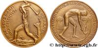 FRANCE Médaille, Université de Lausanne UNIVERSITÉS Suisse, Lausanne 1937 (59,5mm, 108,2g, 12h) -