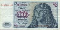 GERMAN FEDERAL REPUBLIC 10 Deutsche Mark GERMAN FEDERAL REPUBLIC 10 Deutsche Mark 1980 VF -