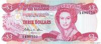 BAHAMAS 3 Dollars BAHAMAS 3 Dollars 1984 UNC -