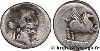 THE REPUBLIC (280 BC to 27 BC) Denier TITIA Rome 90 AC. (18,5mm, 3,52g, 9h) -