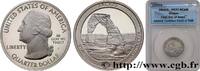 UNITED STATES OF AMERICA 1/4 Dollar Parc national des Arches Utah - Silver UNITED STATES OF AMERICA San Francisco 2014 (24,30mm, 6,25g, 6h) -