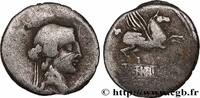 THE REPUBLIC (280 BC to 27 BC) Denier TITIA Rome 90 AC. (18,5mm, 3,42g, 7h) -