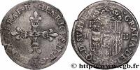 FRANCE Quart d'écu NAVARRE-BEARN - HENRY III Pau 1584 (29,5mm, 9,29g, 6h) -