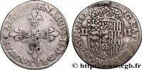 FRANCE Quart d'écu NAVARRE-BEARN - HENRY III Pau 1587 (28,5mm, 9,40g, 9h) -