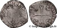 FRANCE Douzain DOMBES - PRINCIPALITY OF DOMBES - HENRI DE MONTPENSIER Trévoux 1595 (23,5mm, 2,41g, 10h) -