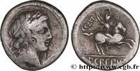 THE REPUBLIC (280 BC to 27 BC) Denier CREPUSIA Rome 82 AC. (17mm, 3,65g, 6h) -