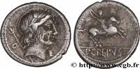 THE REPUBLIC (280 BC to 27 BC) Denier CREPUSIA Rome 82 AC. (18,5mm, 3,67g, 9h) -