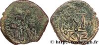 THE HERACLIUS DYNASTY (602-717) Follis HERACLIUS and HERACLIUS CONSTANTINE Cyzique 612-613 (28mm, 10,06g, 12h) -