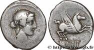 THE REPUBLIC (280 BC to 27 BC) Denier TITIA Rome 90 AC. (18mm, 3,74g, 6h) -