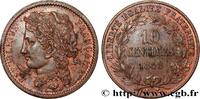 FRANCE Concours de 10 centimes, essai en cuivre par Faroc II REPUBLIC Paris 1848 (30,2mm, 11,55g, 6h) -