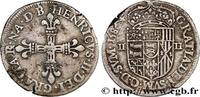 FRANCE Quart d'écu NAVARRE-BEARN - HENRY III Pau 1586 (29mm, 9,32g, 12h) -