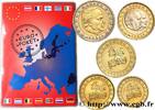 MONACO LOT DE 5 PIÈCES EURO (10 Cent à 2 Euro Prince rain MONACO Pessac 2002 (mm, g, h) -