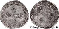 FRANCE Quart d'écu NAVARRE-BEARN - HENRY III Morlaàs 1586 (28,5mm, 9,52g, 12h) -