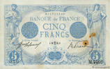 FRANCE 5 Francs BLEU FRANCE 5 Francs BLEU 1915 VF- -