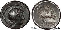 THE REPUBLIC (280 BC to 27 BC) Denier CREPUSIA Rome 82 AC. (18mm, 3,81g, 5h) -