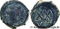 THE HERACLIUS DYNASTY (602-717) Demi-follis PHOCAS and LEONTIA Thessalonique 601 (23mm, 6,02g, 6h) -