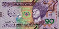 TURKMENISTAN 20 Manat Commémoratif TURKMENISTAN 20 Manat Commémoratif 2017 UNC -