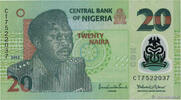 NIGERIA 20 Naira NIGERIA 20 Naira 2013 UNC -
