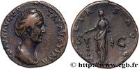 THE ANTONINES (96 AD to 192 AD) Sesterce FAUSTINA MAJOR Rome 141 (31mm, 22,85g, 12h) -