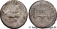THE REPUBLIC (280 BC to 27 BC) Denier MARCUS ANTONIUS Patras 32-31 AC. (18,5mm, 3,19g, 7h) -