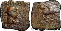 Hellenistic 2 (188 BC to 30 BC) Unité BACTRIA - BACTRIAN KINGDOM - EUCRATIDES I atelier incertain c. 150 AC. (14,5mm, 2,66g, 6h) -