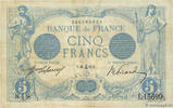 FRANCE 5 Francs BLEU FRANCE 5 Francs BLEU 1916 VF -