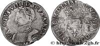 FRANCE Teston, 2e type CHARLES IX Toulouse 1569 (27,5mm, 8,89g, 6h) -