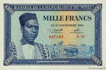 MALI 1000 Francs MALI 1000 Francs 1960 UNC- -