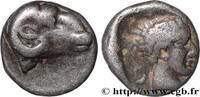 Classic 1 (480 BC to 400 BC) Hemiobole CARIA - ANONYMOUS Halicarnasse, Carie c. 395-377 AC. (7,5mm, 0,48g, 3h) -