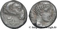 Classic 1 (480 BC to 400 BC) Hemiobole CARIA - ANONYMOUS Halicarnasse, Carie c. 395-377 AC. (7,5mm, 0,54g, 12h) -