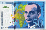 FRANCE 50 Francs SAINT-EXUPÉRY modifié FRANCE 50 Francs SAINT-EXUPÉRY modifié 1994 UNC- -