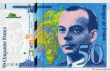 FRANCE 50 Francs SAINT-EXUPÉRY modifié FRANCE 50 Francs SAINT-EXUPÉRY modifié 1994 UNC- -