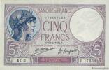 FRANCE 5 Francs FEMME CASQUÉE FRANCE 5 Francs FEMME CASQUÉE 1924 VF+ -