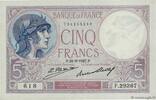 FRANCE 5 Francs FEMME CASQUÉE FRANCE 5 Francs FEMME CASQUÉE 1927 VF+ -