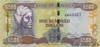 JAMAICA 500 Dollars JAMAICA 500 Dollars 2005 UNC- -