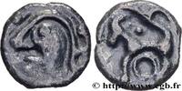 FRANCE Potin à la tête casquée et à l’annelet pointé SENONES (Area of Sens) Ier siècle avant J.-C. (17,5mm, 3,08g, 3h) -